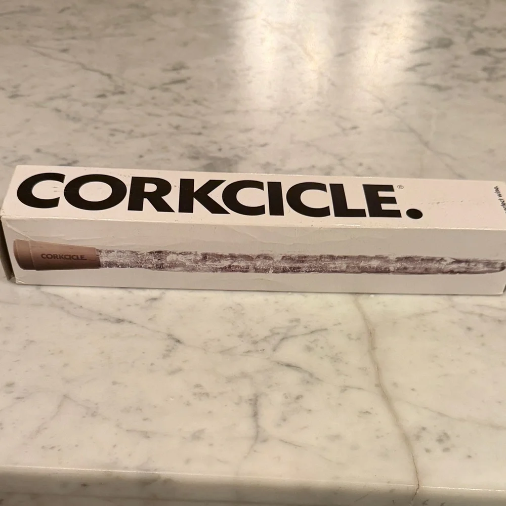 Corkcicle Clear Wine Chiller with Cork Top